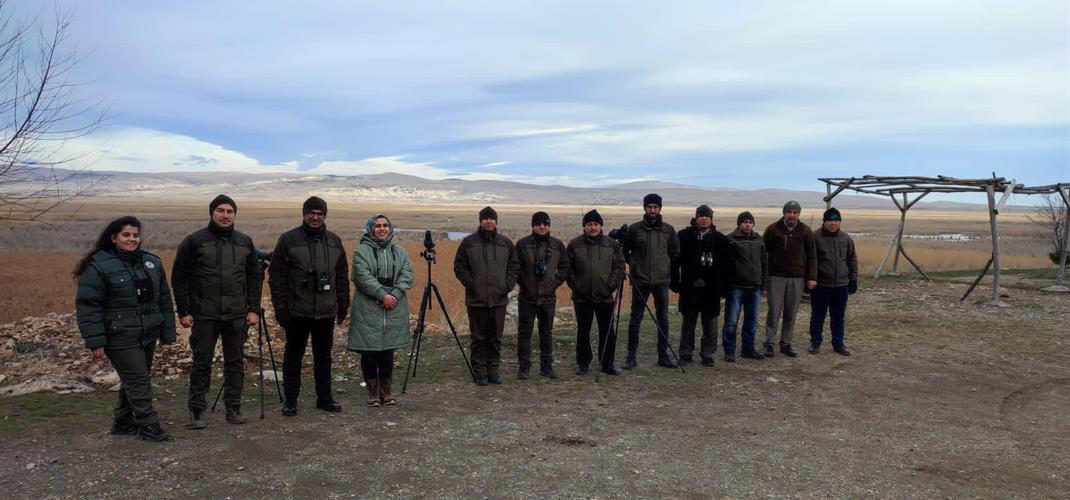 ​Bölge Müdürümüz Şahin ÇILGIN başkanlığında Afyonkarahisar ilinde Kış ortası Su kuşu sayımları gerçekleştirildi.